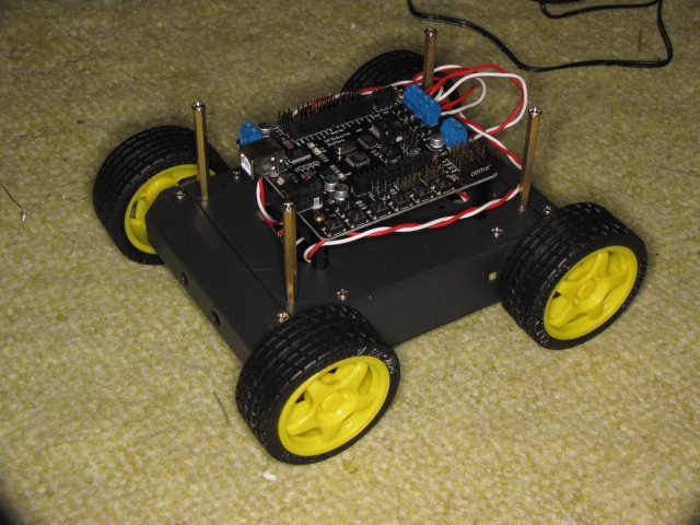 DFRobotics 4 wheel AWD kit with Romeo/Arduino board